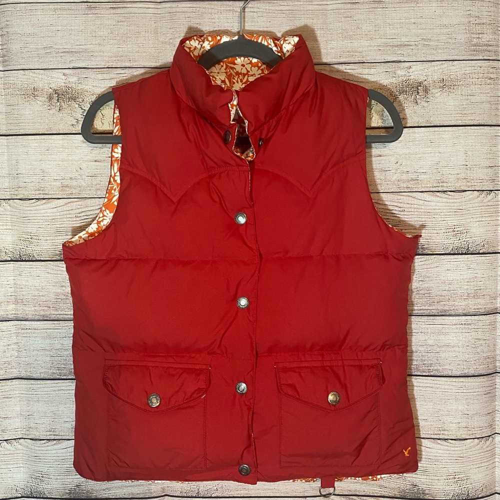 American Eagle Reversible Vest